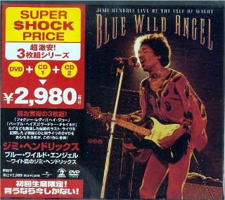 JIMI HENDRIX, - Blue Wild Angel (2 CD's & DVD) -  JAPAN -NEW