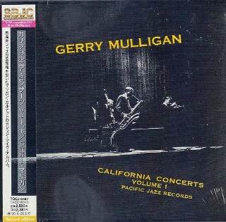 GERRY MULLIGAN -  California Concerts Vol 1 - NEW Factory Sealed