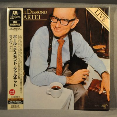 PAUL DESMOND QUARTET - Live +1, #UCCM-9224 (Ltd. Paper-sleeve)