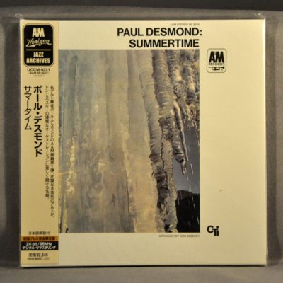 PAUL DESMOND - Summertime, #UCCM-9221 (Ltd. Paper-sleeve)